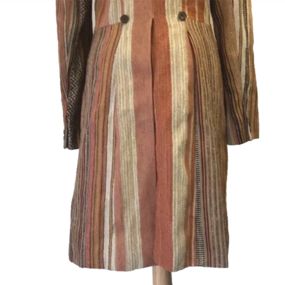 Archival Ralph Lauren SS18 Desert Explorer Military Double Breasted Woven Coat - Picture 7 of 15